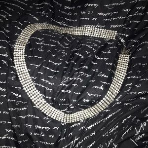 Vintage 5 Row Rhinestone Belt